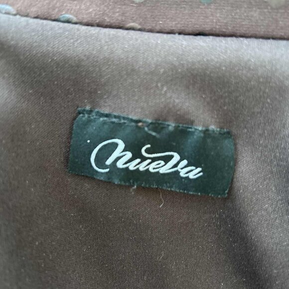 Nueva Cocoa Multi Tone Iridescent Dot Pattern Jacket w/ Statement Buttons - US L - Picture 11 of 11